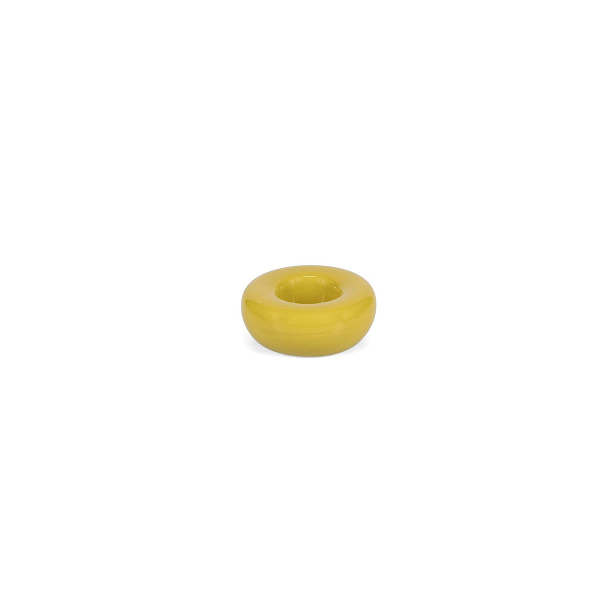 Billie eierdopje – geel & roze, ⌀ 10 x H4 cm
