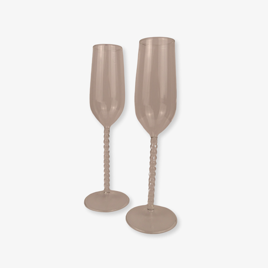 Bubbel champagneglazen