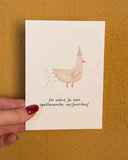 Verjaardagskaart | Eend