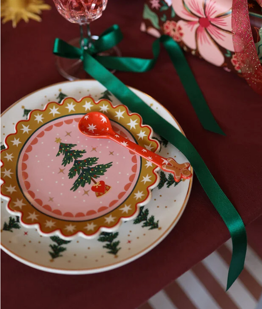 Kerstboom bordje