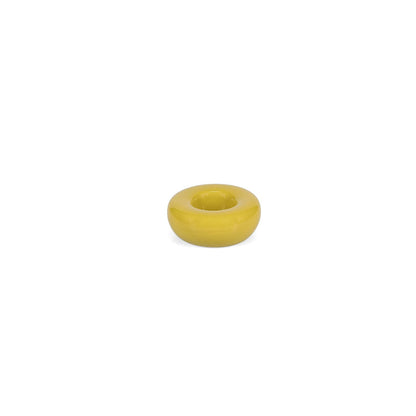 Billie eierdopje – geel & roze, ⌀ 10 x H4 cm