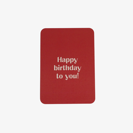 Verjaardagskaart | Happy birthday