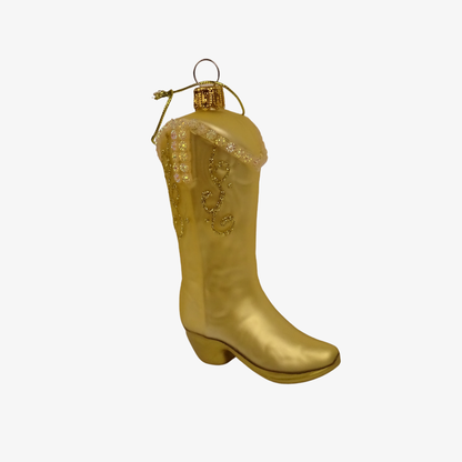 Kerstbal cowboy laars