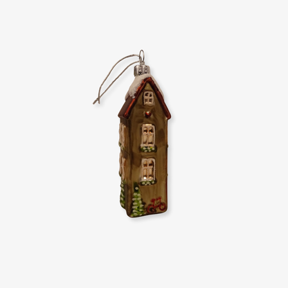 Kerstbal herenhuisje