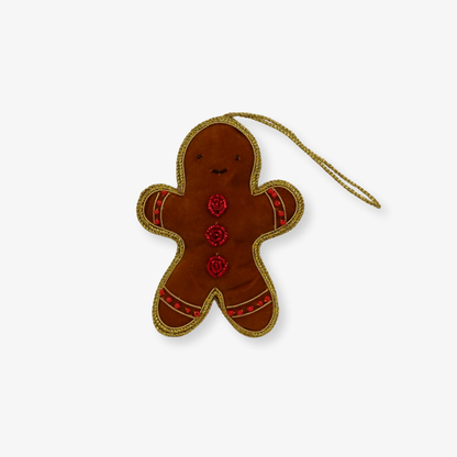 Kerstbal peperkoekmannetje