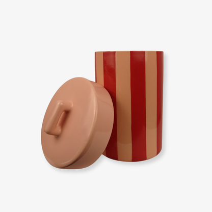 Keramieke pot met deksel