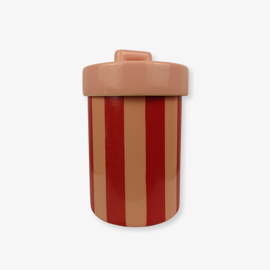 Keramieke pot met deksel