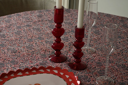 Kaarsenstandaard met hartjes - groot