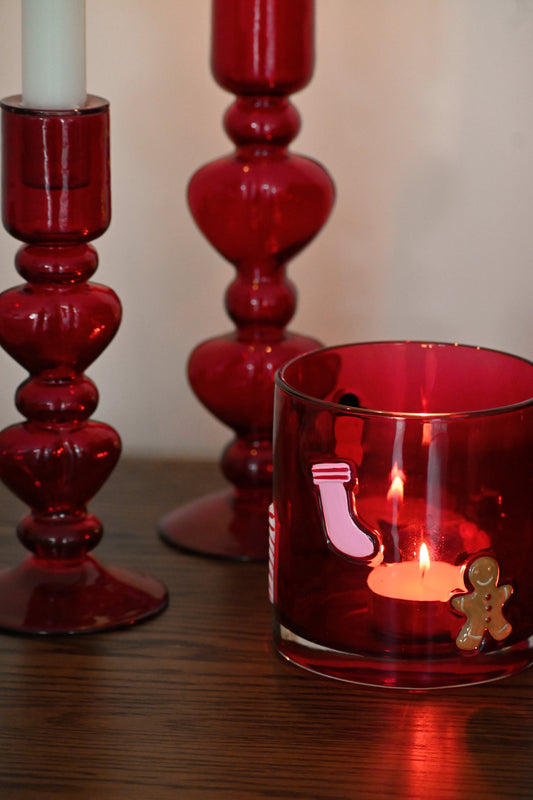 Kerst Glow Kaarshouder