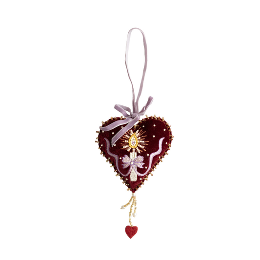 Ornament Heart Candle