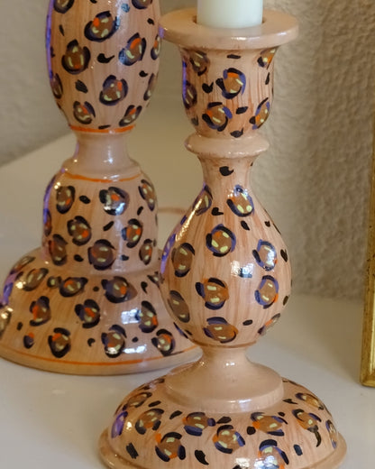 Handgeschilderde kandelaar