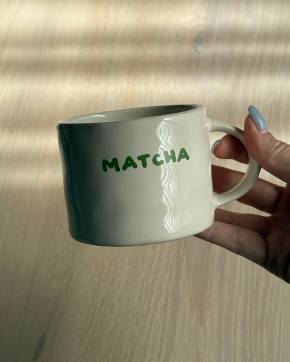 Matcha mok – Sisi House of Style, gebroken wit