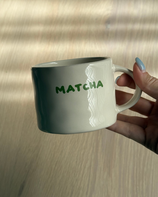 Matcha mok – Sisi House of Style, gebroken wit