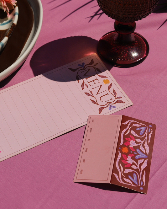 Naamkaartjes voor aan tafel – set van 8