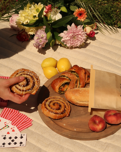 Rond dienblad – hout, ⌀ 35 cm