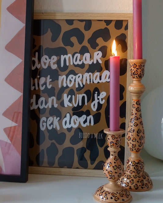 Poster | Doe maar niet normaal, dan kun je gek doen