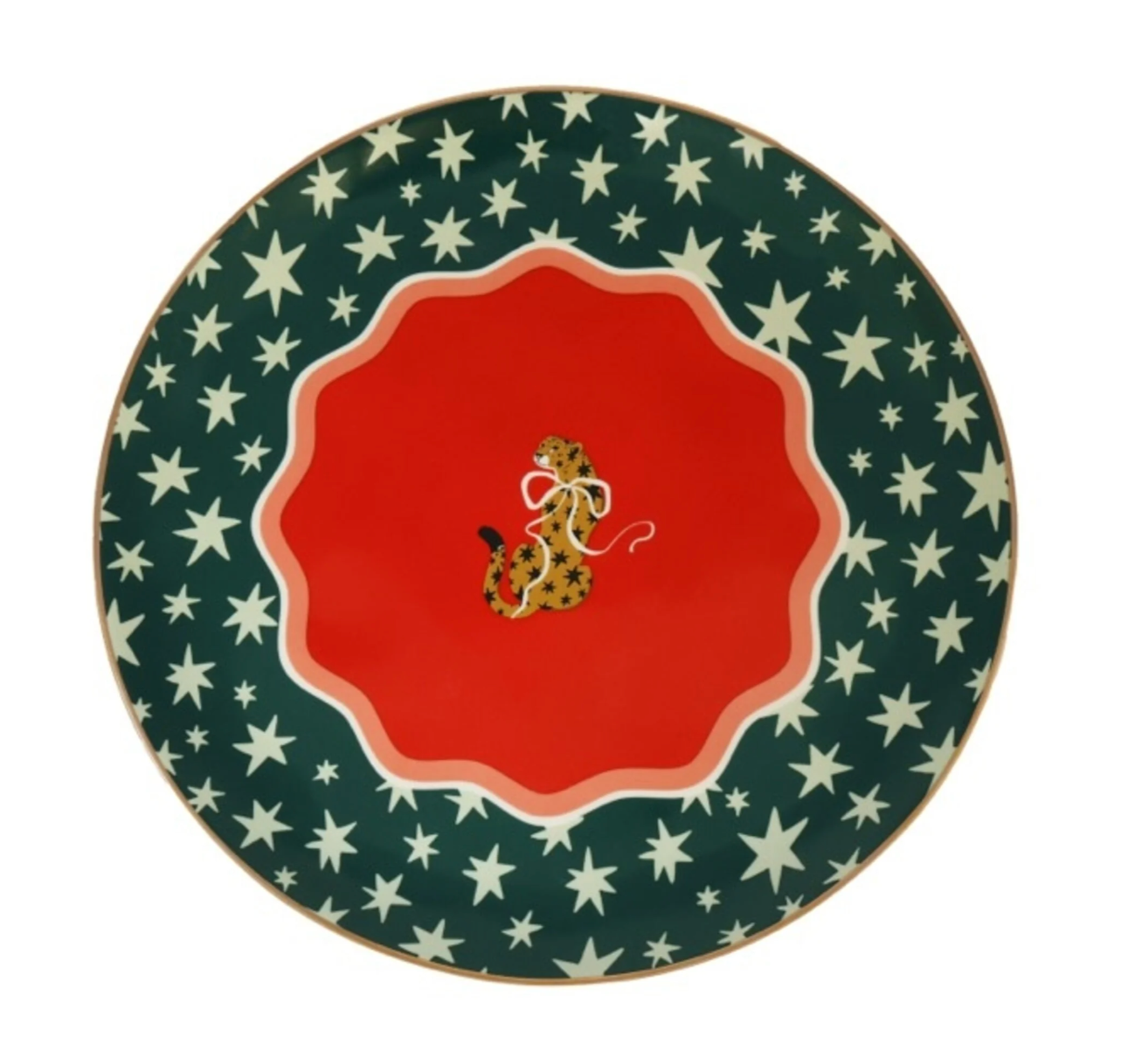 Bord Luipaard met een strikje