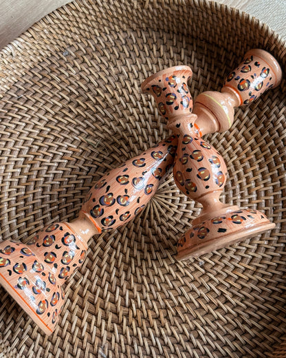 Handgeschilderde kandelaar