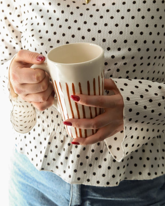 Striped XL mug